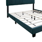 Queen Size Velvet Upholstered Bed Frame with Adjustable Features, Teenage Girl's Favorite Collection