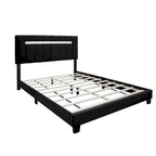 Queen Size Velvet Upholstered Bed Frame with Adjustable Features, Teenage Girl's Favorite Collection