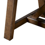 Furniture of America Drystan Rustic Brown 72-inch Solid Wood Dining Table
