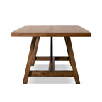 Furniture of America Drystan Rustic Brown 72-inch Solid Wood Dining Table
