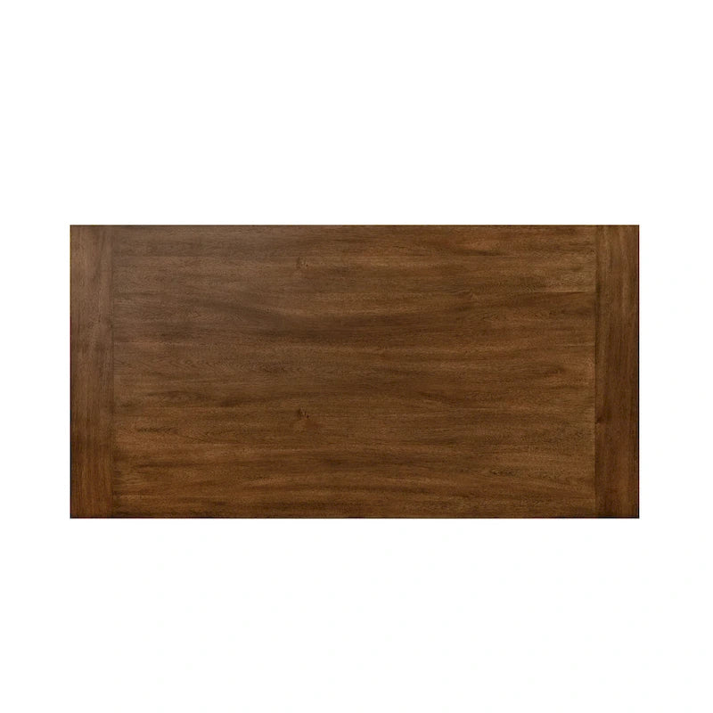 Furniture of America Drystan Rustic Brown 72-inch Solid Wood Dining Table