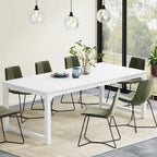 79 Inches Modern Rectangular Dining Table for 6-8 - 78.74 L x 39.37 W x 30.31H