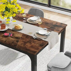 79 Inches Modern Rectangular Dining Table for 6-8 - 78.74 L x 39.37 W x 30.31H
