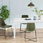 79 Inches Modern Rectangular Dining Table for 6-8 - 78.74 L x 39.37 W x 30.31H