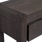 Wood Console Table with 2 Drawers and 1 Shelf for Hallway Living Room