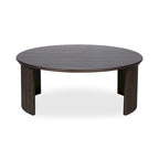 NADAAL STUDIOS Pence, Small Oval Coffee Table, Dark Brown
