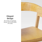 Middlebrook Modern Solid Wood Rounded Back Dining Chair (Set of 2)
