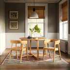 Middlebrook Modern Solid Wood Rounded Back Dining Chair (Set of 2)